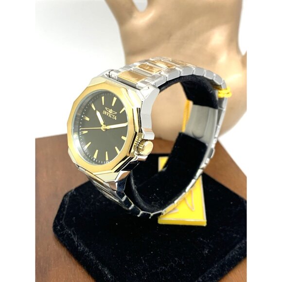 Invicta Women's Watch 48578 Speedway Quartz Black Dial Two Tone Steel 34mm - Picture 15 of 15